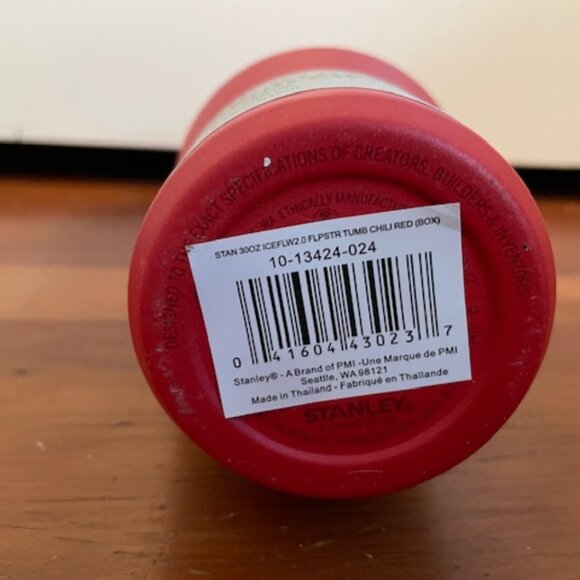 NEW Stanley Water Bottle COLD Tea Iceflow Flip Straw Tumbler Red 30 Oz - Picture 12 of 14